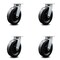 Service Caster 8 Inch Kingpinless Phenolic Wheel Swivel Top Plate Caster SCC, 4PK SCC-KP30S820-PHR-4 - alternate 1